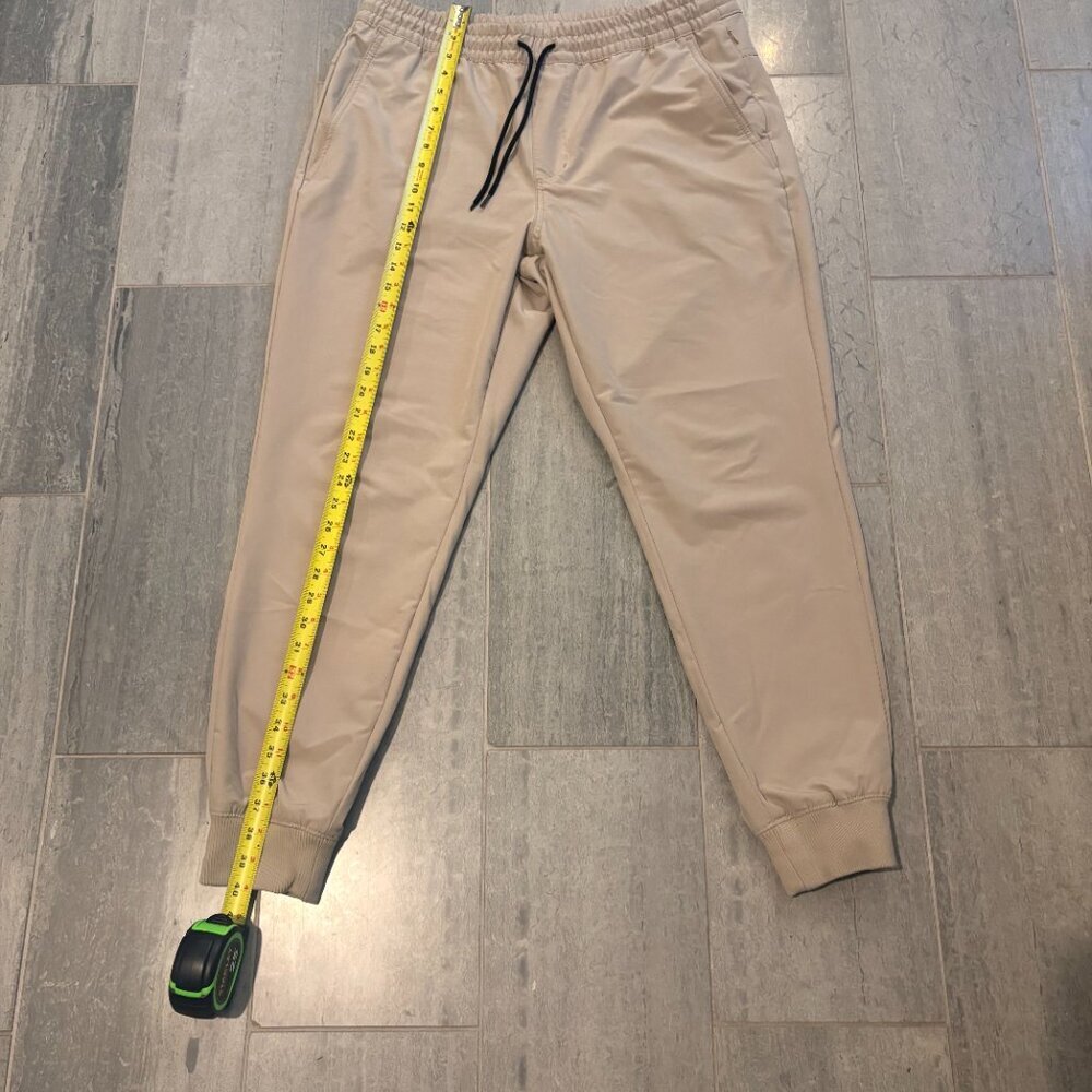 Old Navy StretchTech Go-H2O Water-Repellent Drawstring Joggers Khaki Size Large - Picture 5 of 7